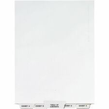 Avery® Premium Collated Legal Exhibit Dividers with Table of Contents Tab - Avery Style