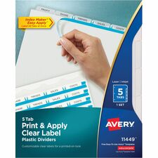 Avery® Index Maker Clear Label Dividers