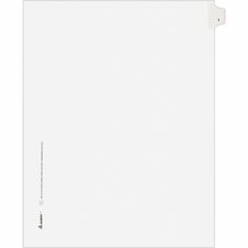 Avery® Individual Legal Exhibit Dividers - Avery Style - Unpunched
