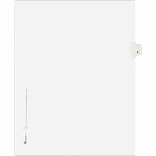 Avery® Individual Legal Exhibit Dividers - Avery Style - Unpunched