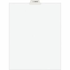 Avery® Individual Legal Exhibit Dividers - Avery Style - Unpunched