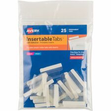 Avery® Index Tabs with Printable Inserts