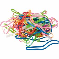 Conserve PlastiBands 2 1/8" 200 Pack ASSORTED Colors (SF-5000)