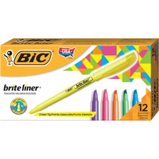 BIC Brite Liner Highlighter, Assorted