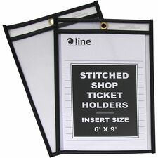 C-Line Stitched Vinyl Shop Ticket Holders