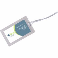 C-Line Cleer Adheer Custom Laminated Luggage Tags