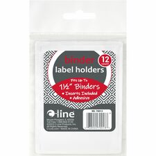 C-Line Self-Adhesive Binder Labels