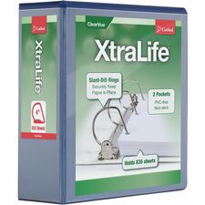 Cardinal® Xtralife ClearVue Locking Slant-D Binder