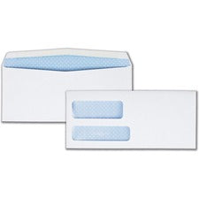 Quality Park No. 9 Double Window Security Tint Envelopes