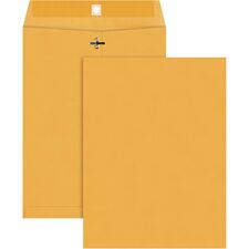 Quality Park 9 x 12 Park Ridge Clasp Envelopes with Deeply Gummed Flaps