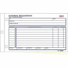 Rediform Material Requisition Purchasing Forms