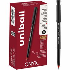 uniball Onyx Rollerball Pens