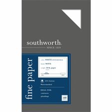 Southworth 25% Cotton Business Paper - Red Ruled