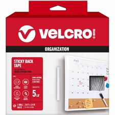 VELCRO® Sticky Back 30ft x 3/4in Roll White