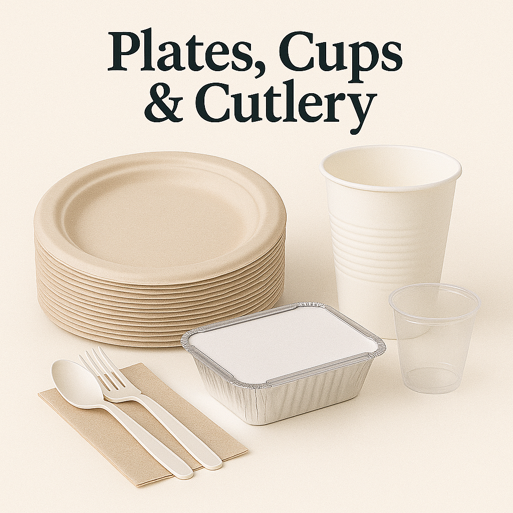 Plates & Cups & Cutlery