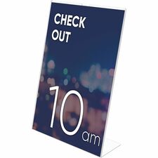 Deflecto Superior Image Slanted Sign Holders