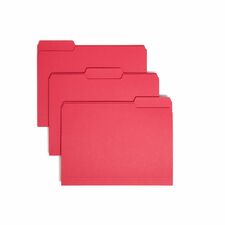 Smead 1/3 Tab Cut Letter Recycled Interior File Folder