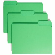 Smead Colored 1/3 Tab Cut Letter Recycled Top Tab File Folder