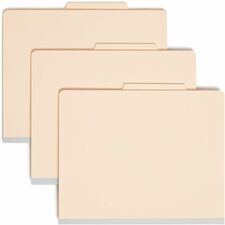 Smead 2/5 Tab Cut Letter Recycled Classification Folder