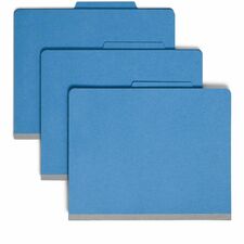 Smead Colored 2/5 Tab Cut Letter Recycled Classification Folder