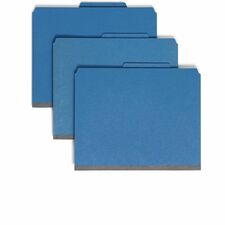 Smead SafeSHIELD 2/5 Tab Cut Letter Recycled Classification Folder