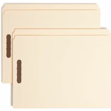 Smead Straight Tab Cut Letter Recycled Fastener Folder