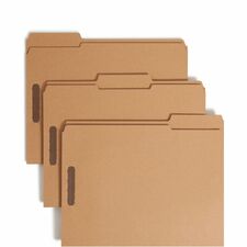 Smead 1/3 Tab Cut Letter Recycled Fastener Folder
