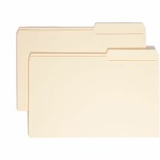 Smead 2/5 Tab Cut Legal Recycled Top Tab File Folder