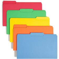 Smead Colored 1/3 Tab Cut Legal Recycled Top Tab File Folder
