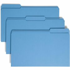 Smead Colored 1/3 Tab Cut Legal Recycled Top Tab File Folder