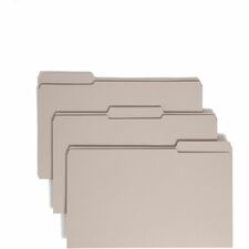 Smead Colored 1/3 Tab Cut Legal Recycled Top Tab File Folder