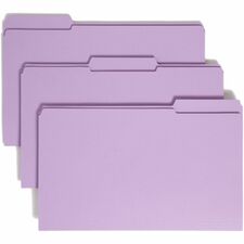 Smead Colored 1/3 Tab Cut Legal Recycled Top Tab File Folder