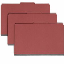 Smead SafeSHIELD 2/5 Tab Cut Legal Recycled Classification Folder