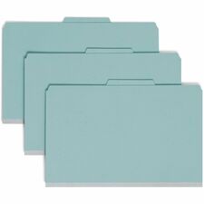 Smead SafeSHIELD 2/5 Tab Cut Legal Recycled Classification Folder