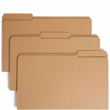 Smead 1/3 Tab Cut Legal Recycled Fastener Folder