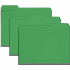 Smead Colored 1/3 Tab Cut Letter Recycled Top Tab File Folder