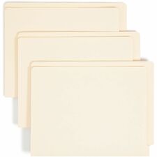 Smead Straight Tab Cut Letter Recycled End Tab File Folder