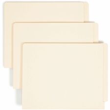 Smead Shelf-Master Straight Tab Cut Letter Recycled End Tab File Folder