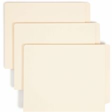 Smead Straight Tab Cut Letter Recycled End Tab File Folder