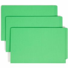 Smead Colored Straight Tab Cut Legal Recycled Fastener Folder