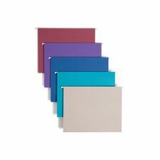 Smead Colored 1/5 Tab Cut Letter Recycled Hanging Folder