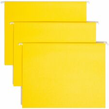 Smead Colored 1/5 Tab Cut Letter Recycled Hanging Folder