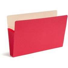 Smead Colored Straight Tab Cut Legal Recycled File Pocket