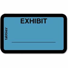 Tabbies Color-coded Legal Exhibit Labels