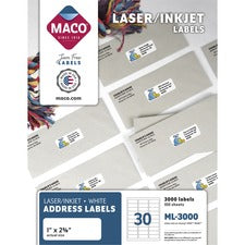 Maco Multipurpose Self-Adhesive Mailing Labels