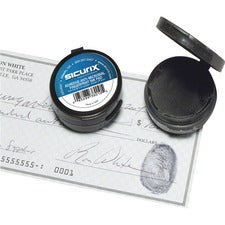 SICURIX Inkless Fingerprint Pad with Adhesive BLACK (38010)