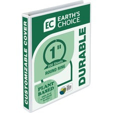 Samsill Earth's Choice Plant-based Durable View Binder
