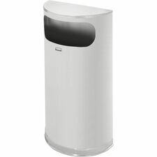 Rubbermaid Commercial Half Round Steel Receptacles
