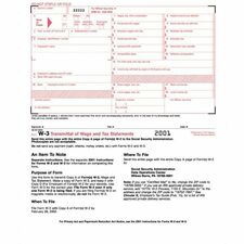 TOPS Continuous W-3 Transmittal of Wage Form