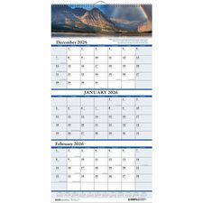 House of Doolittle Scenic 3-month Wall Calendar